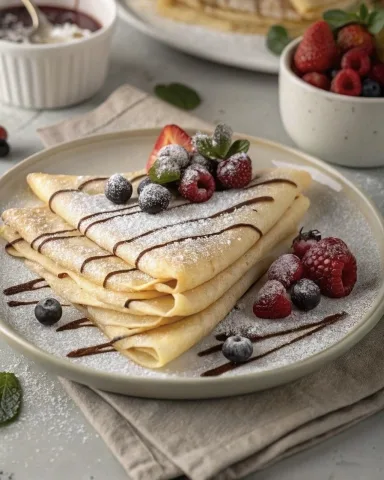 เครปผลไม้สด