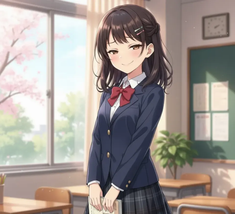 คุณจับสุ่มในกล่องได้ชื่อKazama Mizuki วันต่อมา เป็นวันคริสต์มาสของโรงเรียน คุณจึงเอาของขวัญไปให้เธอ เธอจึงยิ้มและพูดประชดว่า “ขอบคุณสำหรับของขวัญและขอให้สมหวังกับคนที่รักมาก ๆ นะค่ะ”