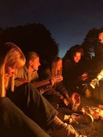 Singing campfire song