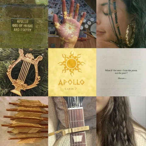 Apollo, God of Music, healing, Prophecy, Sun and Light.