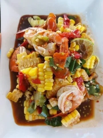 ยำข้าวโพด