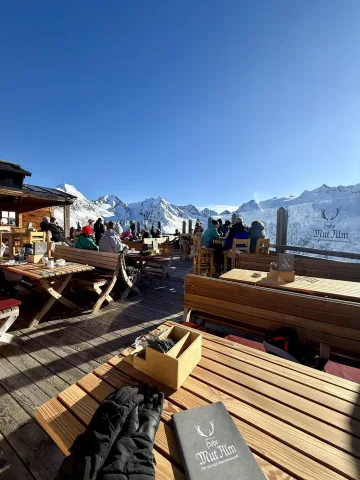 Go to the ski restaurant