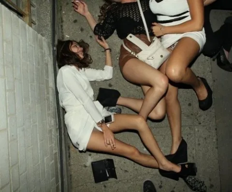 On the streets for some reason