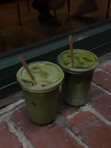 Grab ridiculously expensive matcha