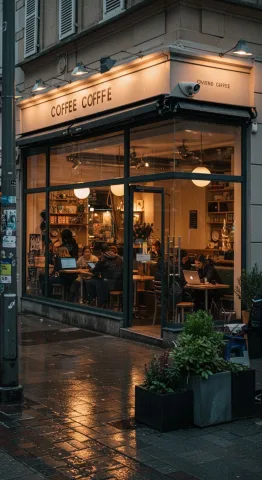 บรรยากาศอบอุ่น ร้านเรียบง่าย สงบสุข