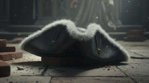 พยานคนหนึ่งอ้างว่าเห็นชายสวมหมวกสามเหลี่ยม (Tricorne) วิ่งออกไปจากโบสถ์ แต่คุณสังเกตเห็นว่าหมวกที่ตกอยู่ในที่เกิดเหตุมีขนปลอมสีขาวติดอยู่ ซึ่งเป็นแฟชั่นที่เริ่มล้าสมัยไปแล้ว