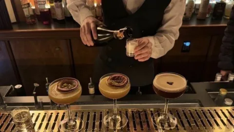 Enjoy your time alone , at a bar