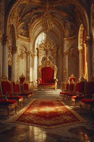 The throne room