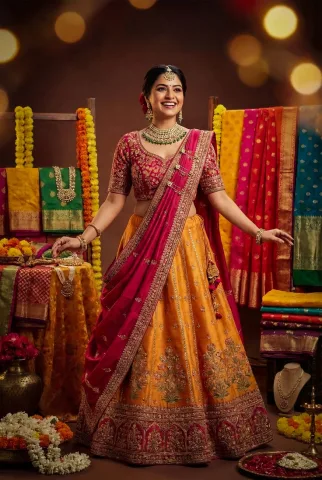 ชุดสีสดสวยงาม เหมาะกับการเต้นและสนุกกับงานเทศกาล