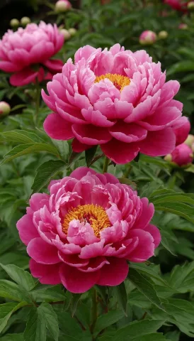 ดอกโบตั๋น 🌺 , Peony , Paeonia suffruticosa , 牡丹花 (Mǔdānhuā)