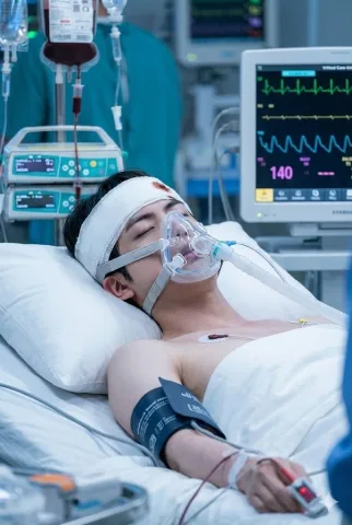 เขาถูกรุมอย่างหนักและใช้ไม้เบสบอล