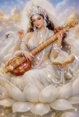 พระแม่สุรัสวดี Saraswati Sarasvatī (सरस्वती)