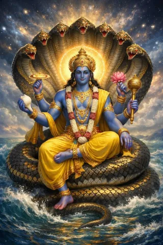 พระวิษณุ Vishnu Viṣṇu (विष्णु)