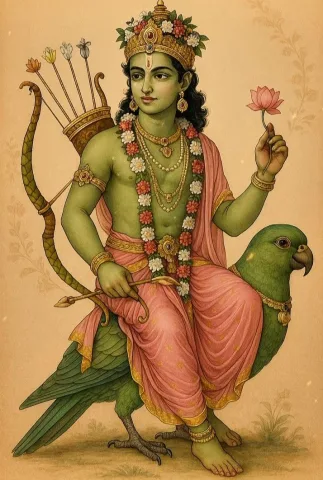 พระกามเทพ Kamadeva Kāmadeva (कामदेव)