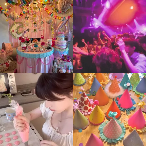 ชอบทำขนม เเละปาร์ตี้