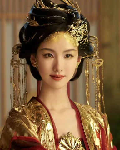 ใบหน้าเรียบเนียน สงบ เยือกเย็น ดวงตาลึกดั่งแสงจันทร์ สะท้อนความคิดอ่านที่ยากจะหยั่งถึง