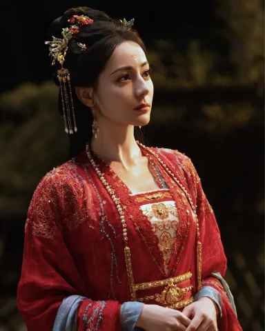 คิ้วเรียวเฉียบ ดวงตาคมกริบ ริมฝีปากชัดเจน เพียงปรายตามองก็ทำให้ผู้คนใจสั่น