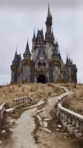 ปราสาทร้างที่ดูลึกลับแต่กลับรู้สึกคุ้นเคย