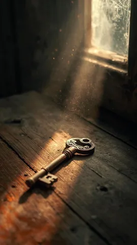 กุญแจโบราณหนึ่งดอก