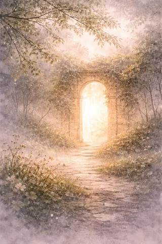 (ประตูที่ไม่มีบานประตู มีแค่แสงสว่าง): อิสระแต่ไม่รู้จุดหมาย