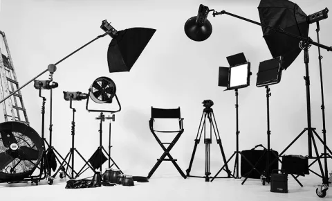 Modeling photo shoot