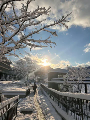 ฤดูหนาวใกล้เทศกาลอบอุ่นหัวใจจไม่ร้อนด้วย
