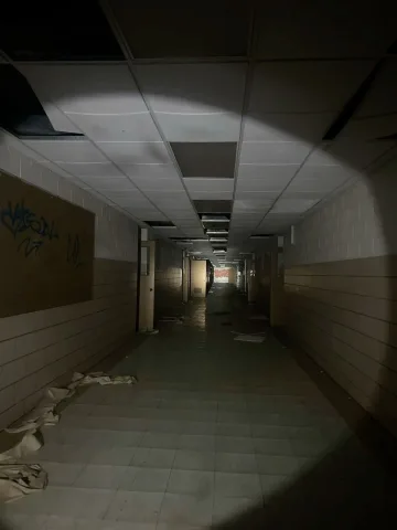 AN ABANDON SCHOOL.