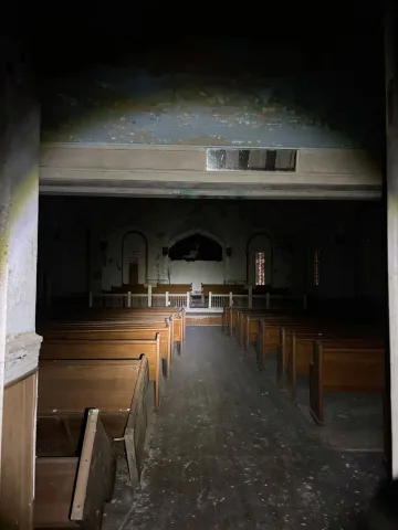 AN ABANDON CHURCH.