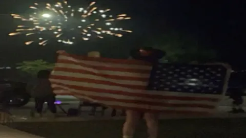 You and your boyfriend in America.