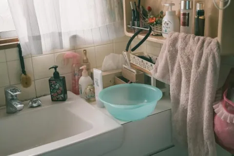Go straight to the bathroom