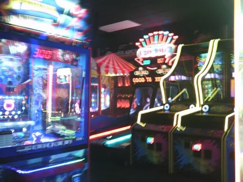 To the local arcade to play games