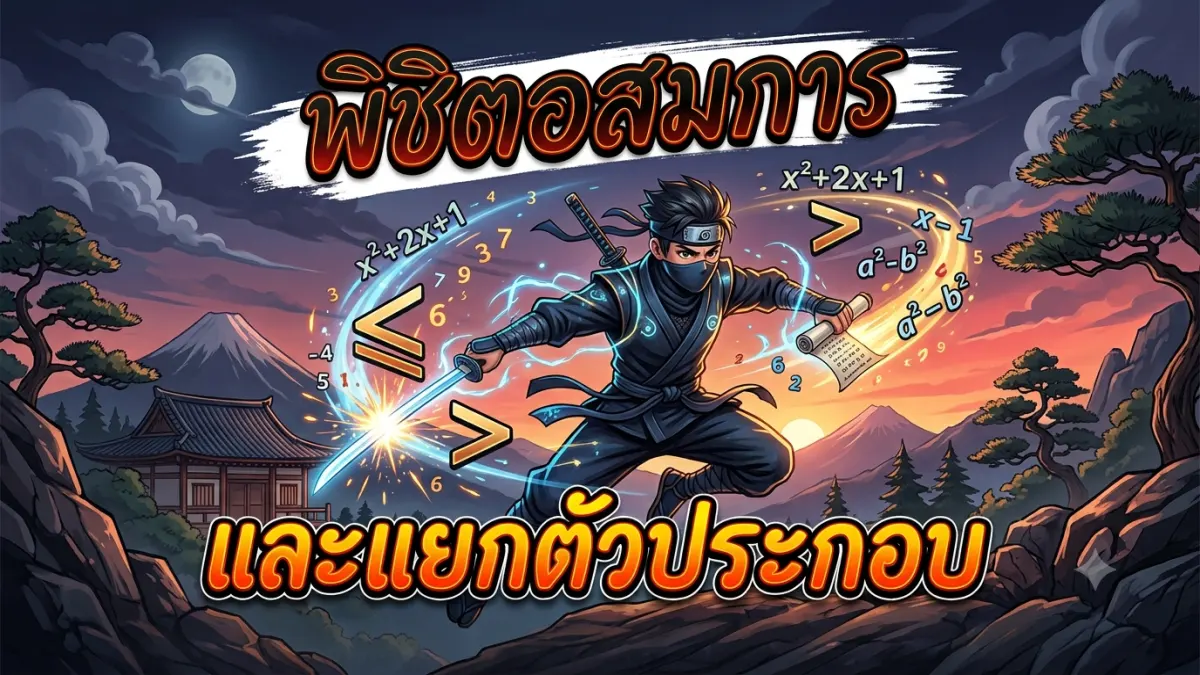 พิชิตอสมการและตัวประกอบ
