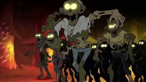 You accidentally unleash the undead while exploring an abandoned area of Gravity Falls.