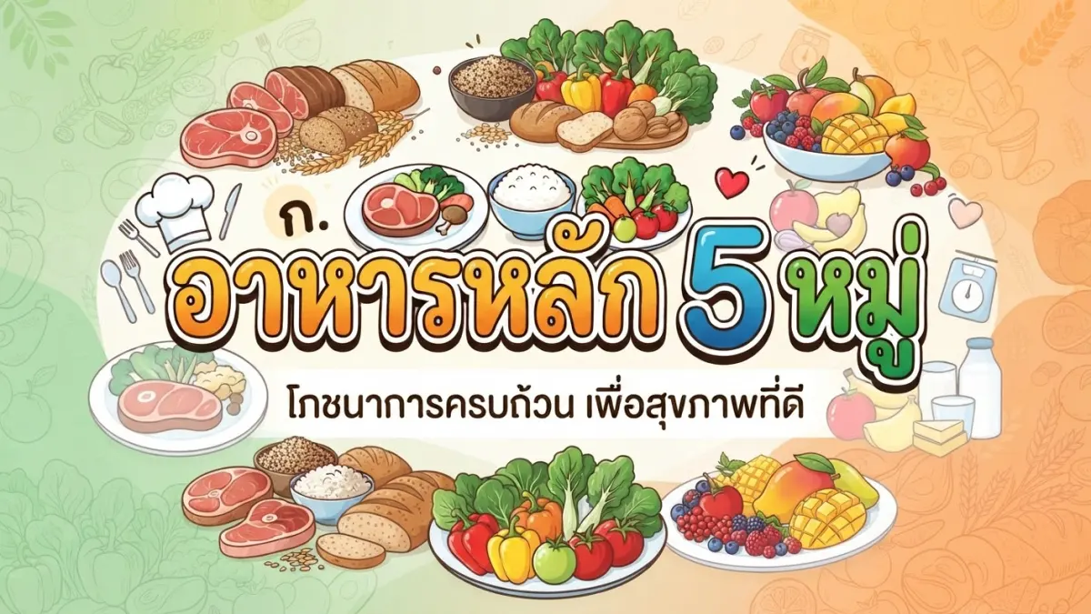 อาหารหลัก 5หมู่