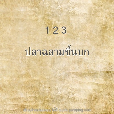 1 2 3 ปลาฉลามขึ้นบก