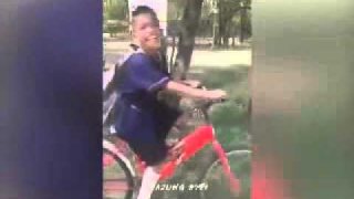 ฮาจัง - หงายเงิบ เด็กปั่นจักรยาน ตลก