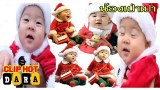 น่ารักสุดๆ  ซานตาคลอสตัวน้อย  ดูคลิปของตัวเองแล้วหัวเราะ คึกคักใหญ่เลย!! ดูนางมีความสุขจริงๆ