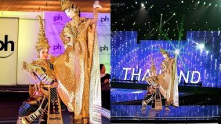 Thailand National Costume  The Chasing of Light  Miss Universe 2017
