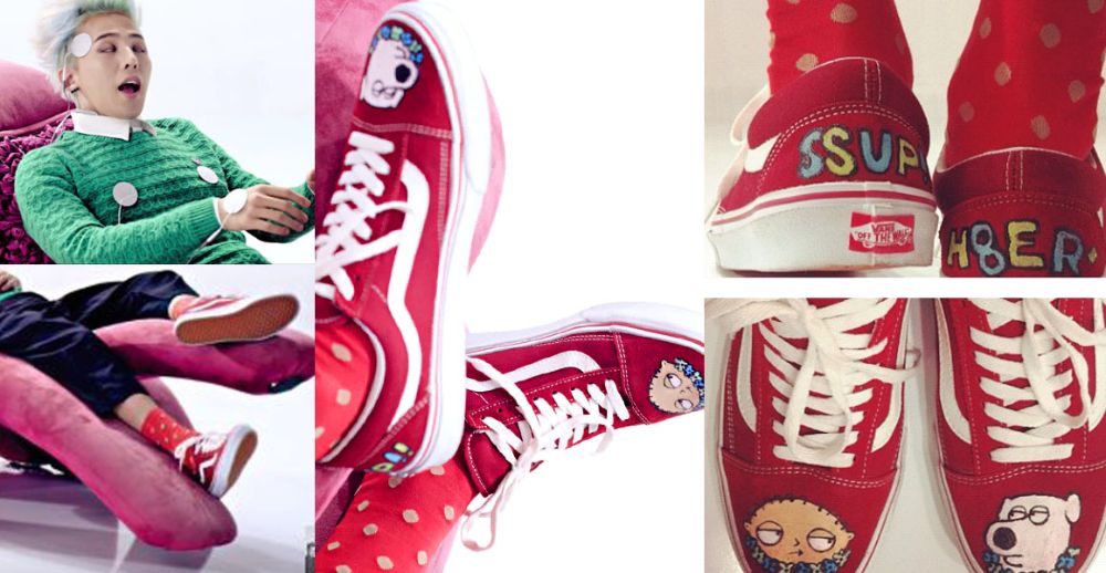 Street Fashion Never Die แกะแฟชั่นรองเท้าของไอค่อนเกาหลี G-Dragon x Vans !