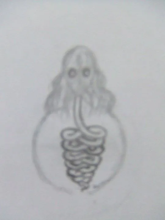 ลักษณะการลอยแบบขดของกระสือ