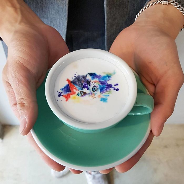20 ผลงานบาริสต้าเกาหลี ที่สร้างสรรค์ศิลปะบนกาแฟ มองเพลินซะจนไม่กล้ากิน