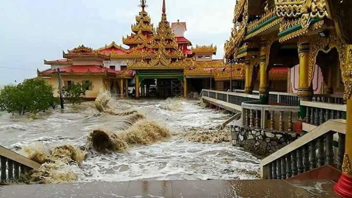 น้ำท่วมประเทศเมียนมาร์ น่ากลัวมาก