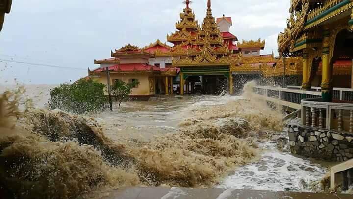 น้ำท่วมประเทศเมียนมาร์ น่ากลัวมาก