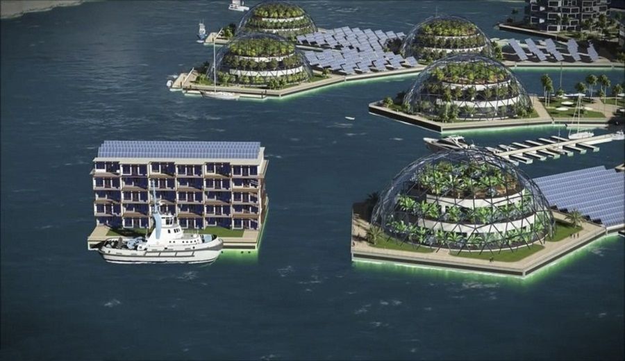 นี่คือเมืองลอยน้ำแห่งแรกของโลกในมหาสมุทรแปซิฟิก ที่จะเกิดขึ้นในปี 2020 ใช้งบสร้างกว่า 5 พันล้านบาท