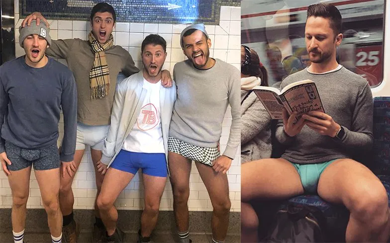 ผลการค้นหารูปภาพสำหรับ No Trousers Tube Ride 2018