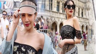 ส่องแฟชั่น ใบเตย อาร์สยาม เที่ยวยุโรป เกาะอก-ผ่าข้าง โพสอย่างแซ่บ !