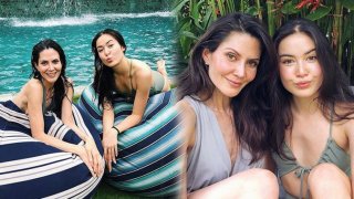 สวยแซ่บแพ็คคู่! &ldquo;เจด้า&rdquo; ควงคุณแม่ &ldquo;จีน่า&rdquo; เที่ยวทะเลภูเก็ต ก่อนกลับอเมริกา