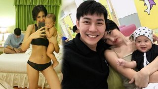 คุณแม่สุดแซ่บ &ldquo;เบลล์&rdquo; ภรรยา &ldquo;แอมป์ พีรวัศ&rdquo; นุ่งบิกินี่ตัวจิ๋วอ้อนสามี