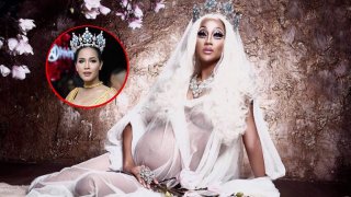 "เมญ่า นนธวรรณ" ขอแปลงโฉมเป็น DragMom ถ่ายแฟชั่นก่อนคลอดลูก...