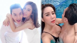 มาเป็นคลิป &ldquo;นุ๊กซี่&rdquo; คลอเคลีย &ldquo;ปู แบล็คเฮด&rdquo; เล่นน้ำ เซ็กซี่เต็มตาทุกช็อต